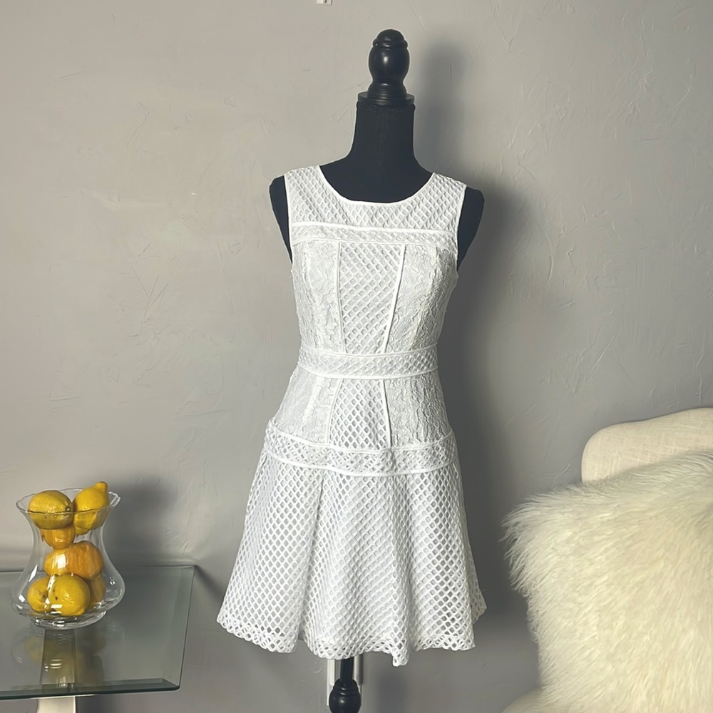 Forever 21 Short White Flare Dress